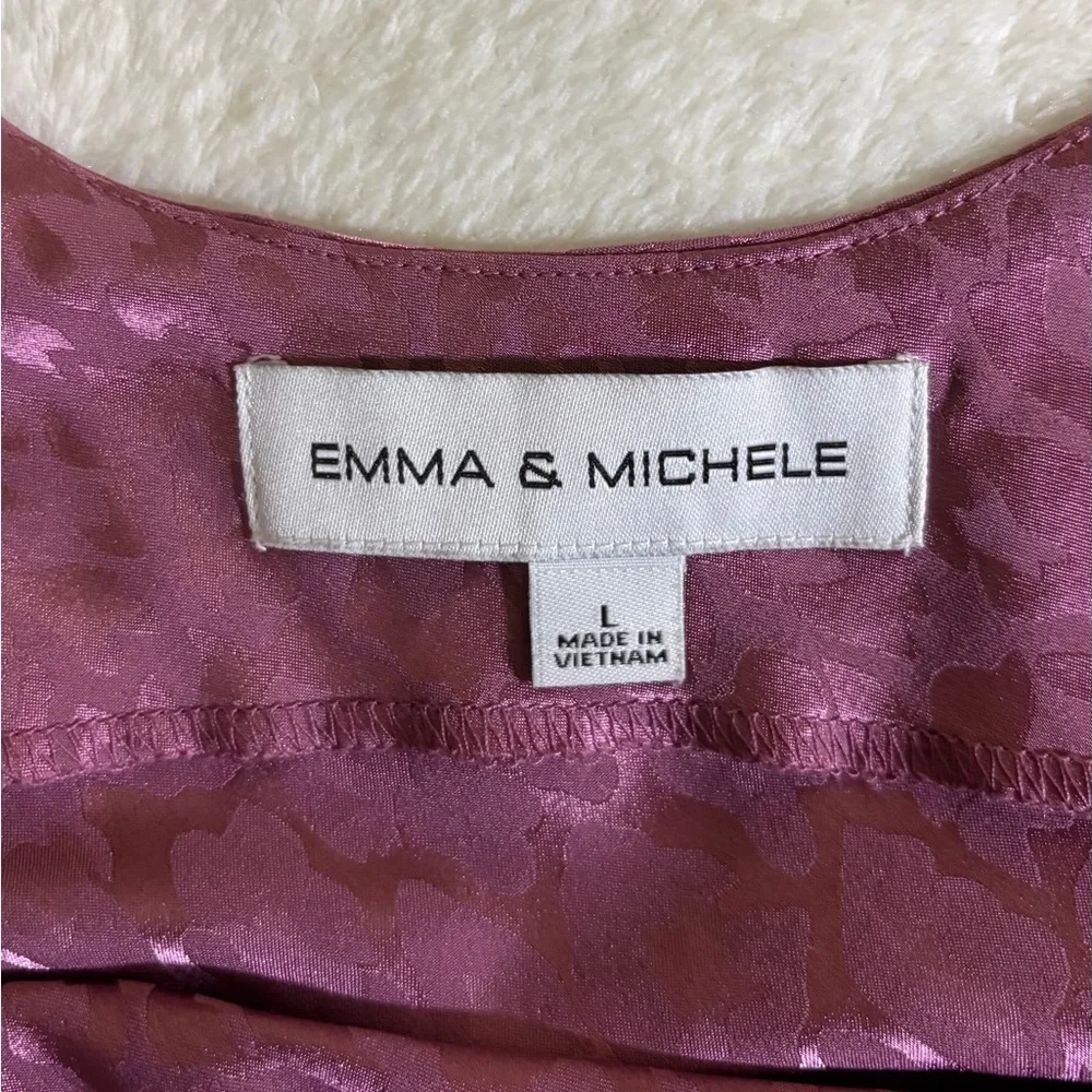 Emma & Michele Elegant Purple Slip Maxi Dress‎ so L